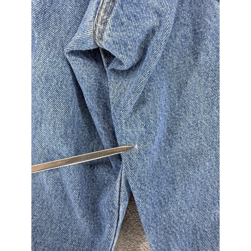 Pointer Brand Carpenter Jeans Mens 30 Workwear Blue Hammer Loop USA Made GOOD - Picture 9 of 13